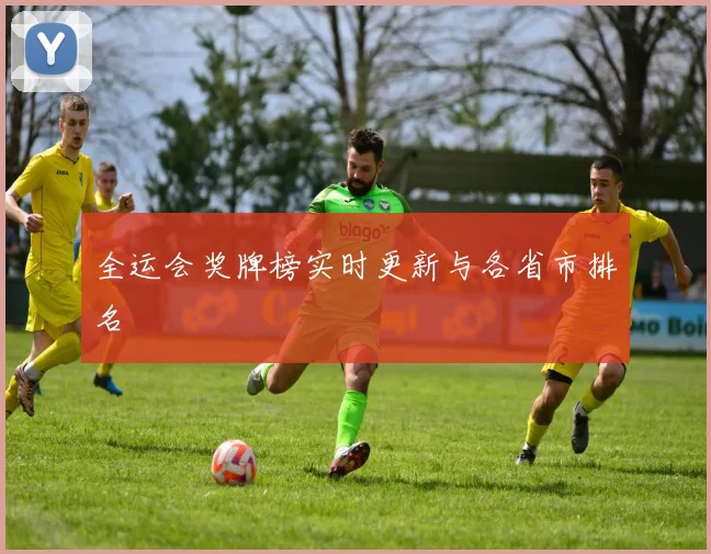 全运会奖牌榜实时更新与各省市排名