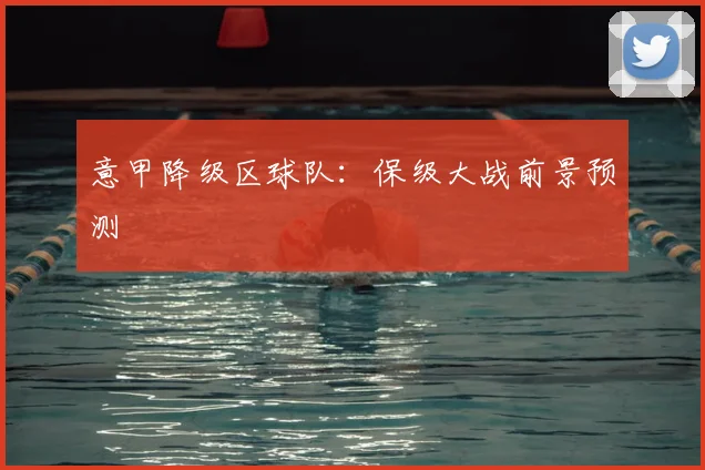 意甲降级区球队:保级大战前景预测